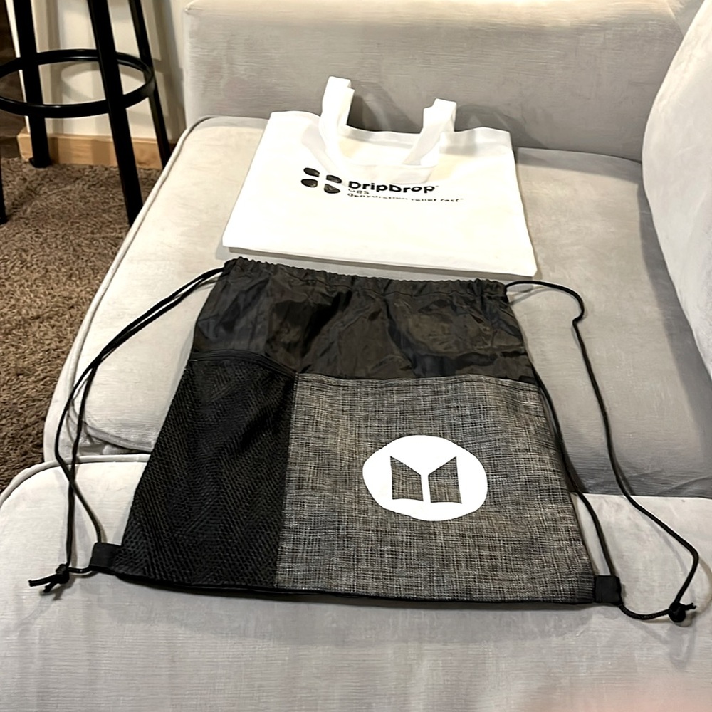 NWOT - Draw String Bag & Tote